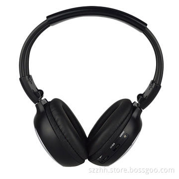 In-car Infrared Dual Channels Wireless Stereo Headband Headphone, Foldable Style
